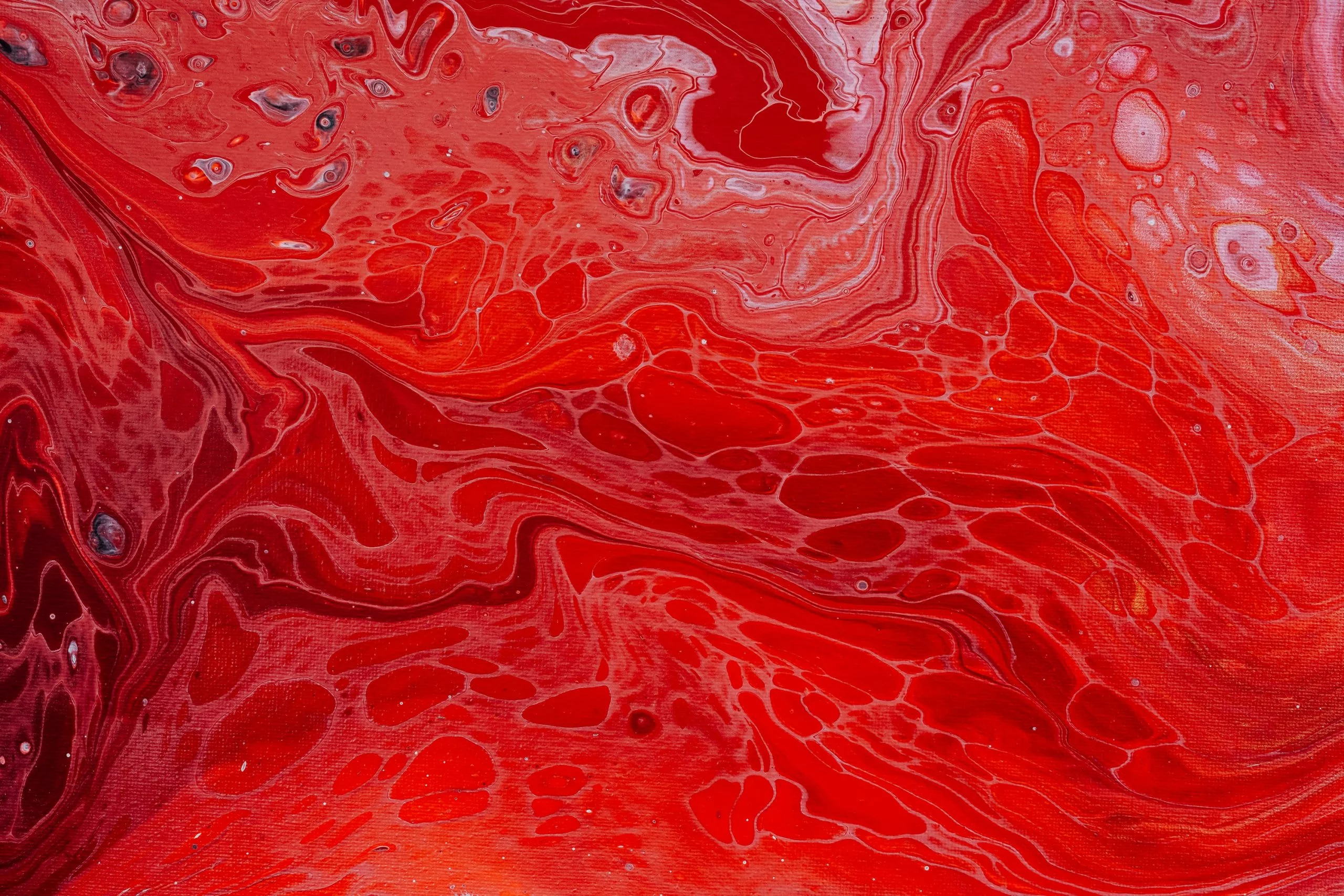 agua teñida de rojo